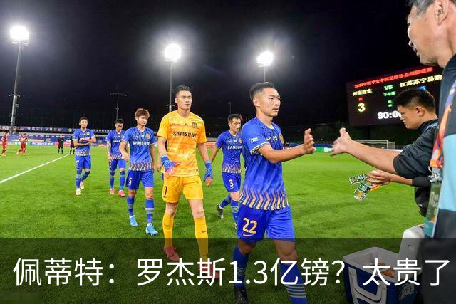 佩蒂特：罗杰斯1.3亿镑？太贵了！阿森纳可以把尼科作为替代方案