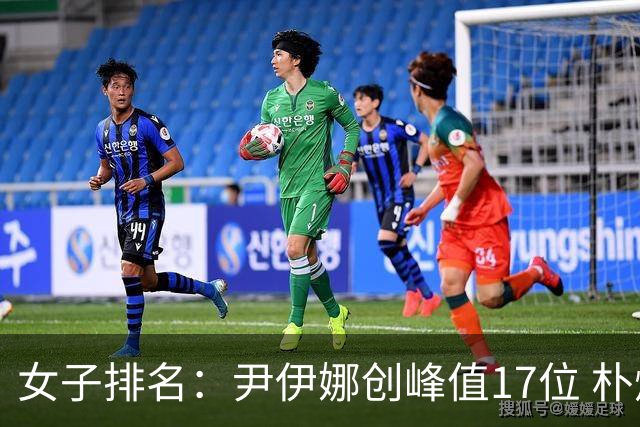女子排名：尹伊娜创峰值17位 朴炫径日巡夺冠66位